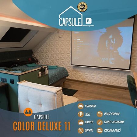 Trith-Saint-Leger Capsule Color Deluxe Balneo I Ecran Home Cinema I Console De Jeux מראה חיצוני תמונה