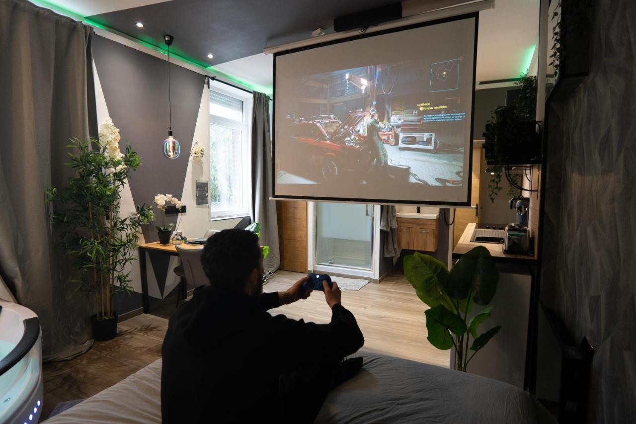 Trith-Saint-Leger Capsule Color Deluxe Balneo I Ecran Home Cinema I Console De Jeux מראה חיצוני תמונה