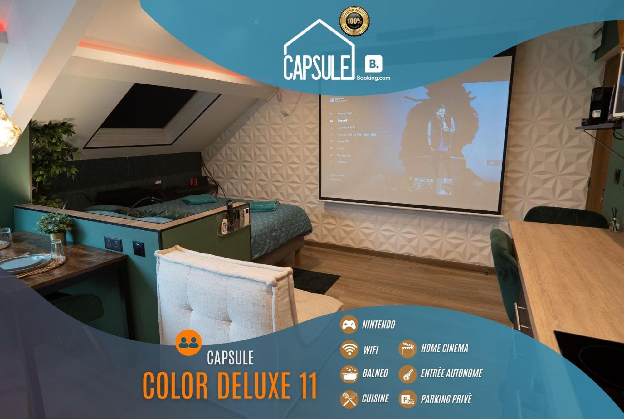 Trith-Saint-Leger Capsule Color Deluxe Balneo I Ecran Home Cinema I Console De Jeux מראה חיצוני תמונה